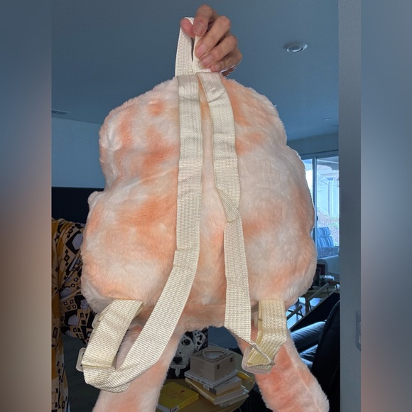 Labufu Little Monsters Furry backpack NEW - Picture 3 of 6